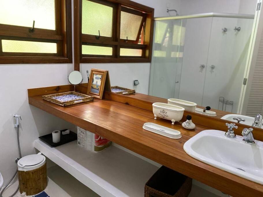 Casa Deliciosa Em Condo C/ Piscina Frente Ao Mar Sao Sebastiao  Esterno foto